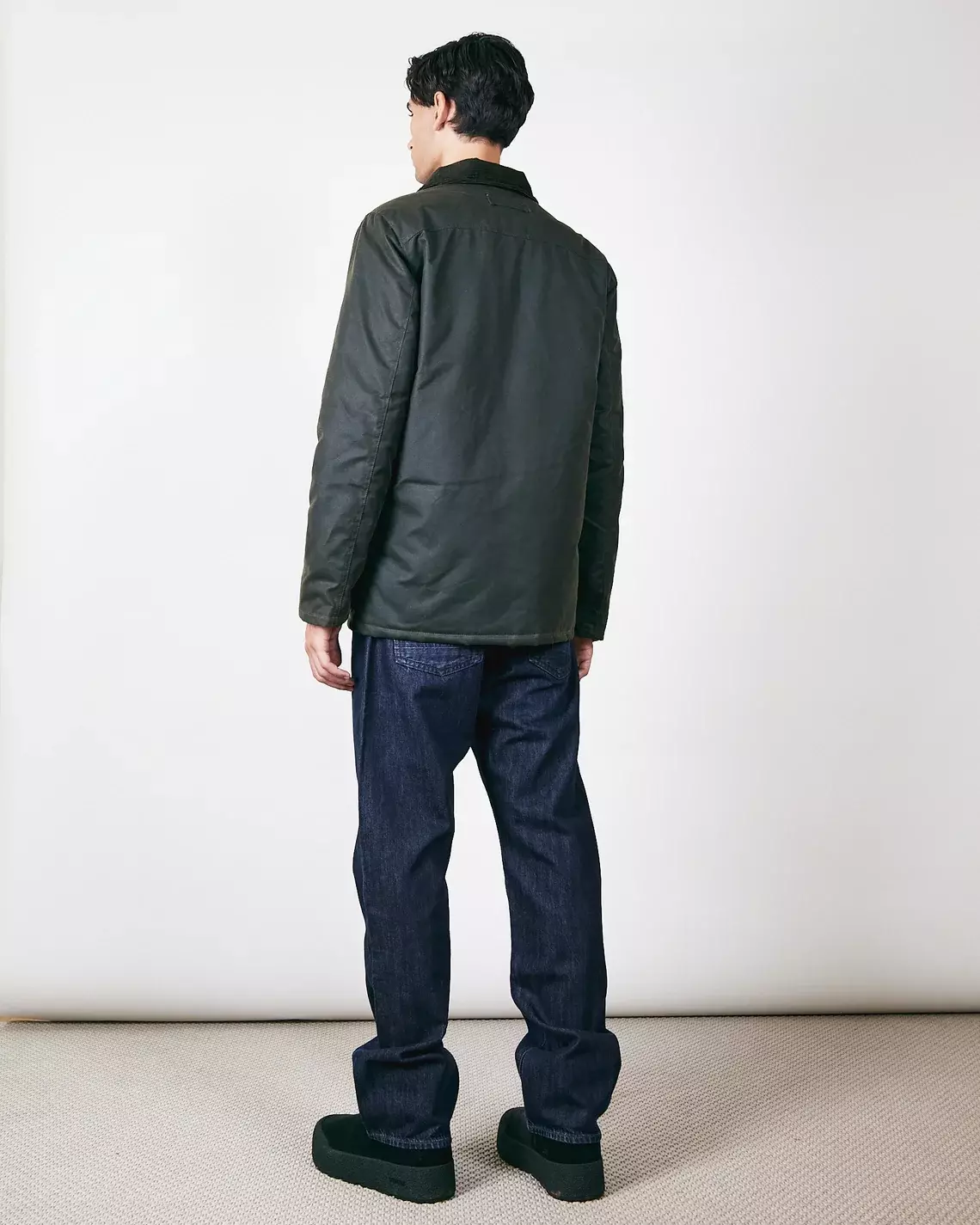 Brixtol Textiles Curtis Olive Herren Wachsjacke Wasserabweisend grün